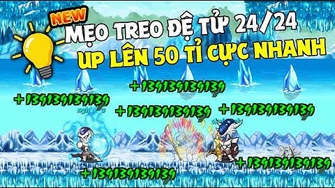 [NRO] Mẹo treo đệ tử 24/24 không lo mất kết nối , sức mạnh tăng như hack