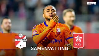 PRACHTGOAL vanaf de MIDDENCIRKEL! 😍🚀 | Samenvatting FC Emmen - MVV Maastricht