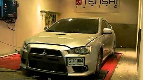 EVO X custom tuned at TENSAI