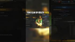 Todo Clan Op Health Fixed After New Update - Nioh 3