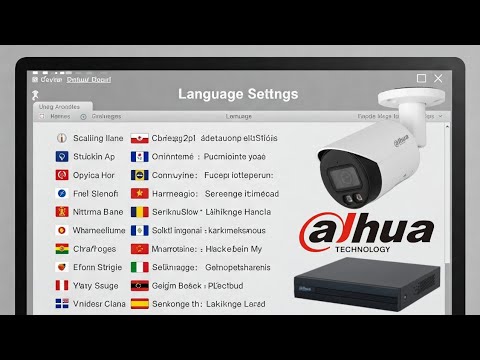 كيفية تغيير اللغة في جهاز داهوا         