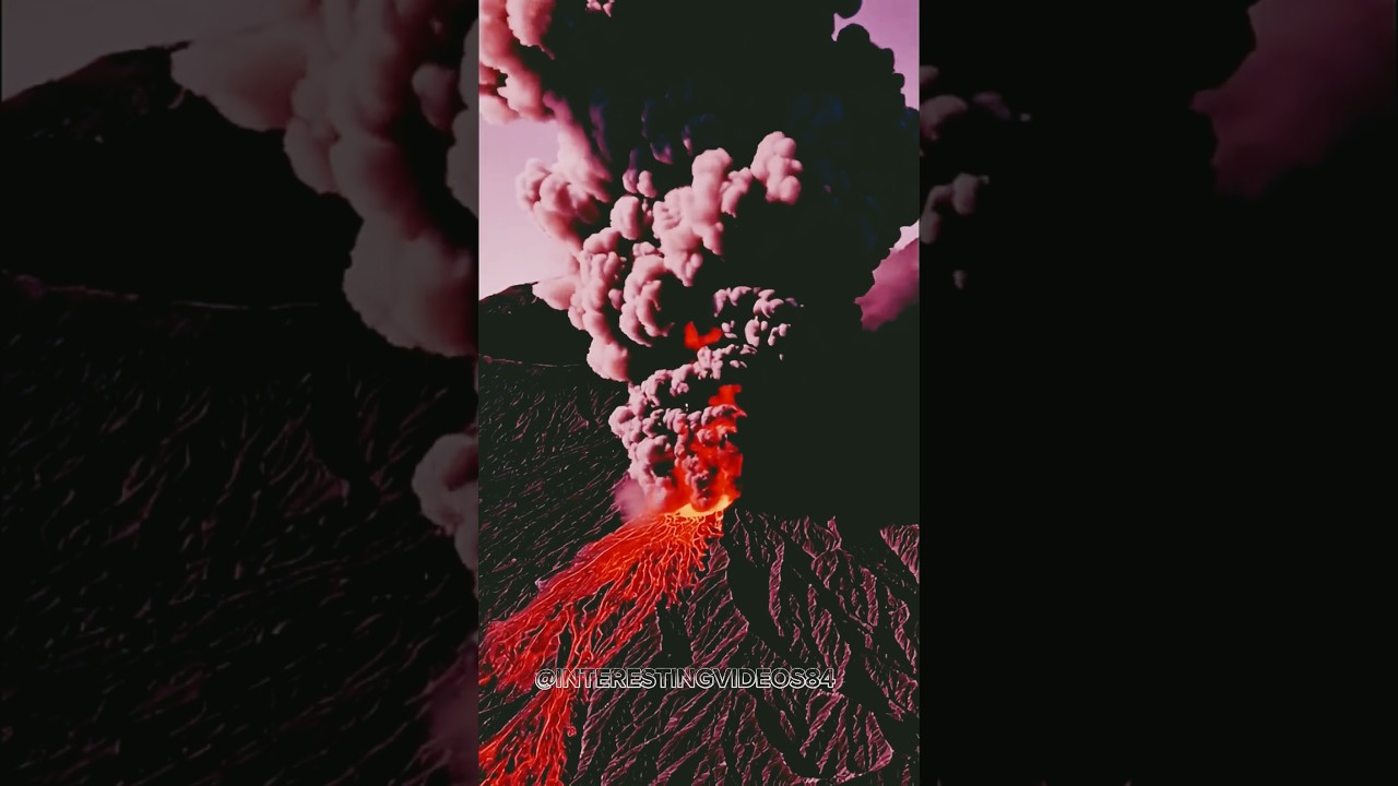 Volcano Eruption 🌋😱 