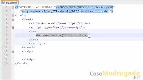 Tutorial Javascript - 1 - Introduccion Javascript, Hola Mundo
