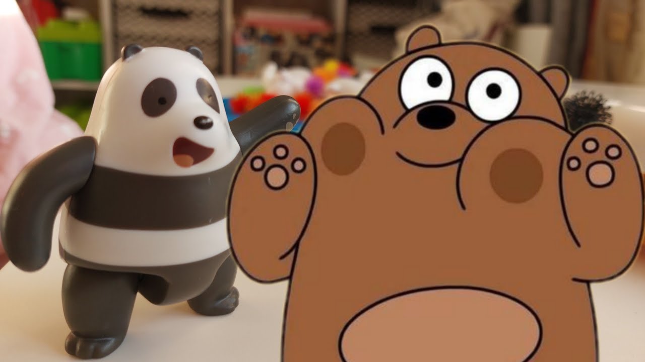 Вся правда о медведях We Bare Bears, конструктор липучка Bunchems | Play with us. Videos for kids