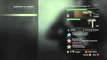 MW3 Gamebattles Class Update