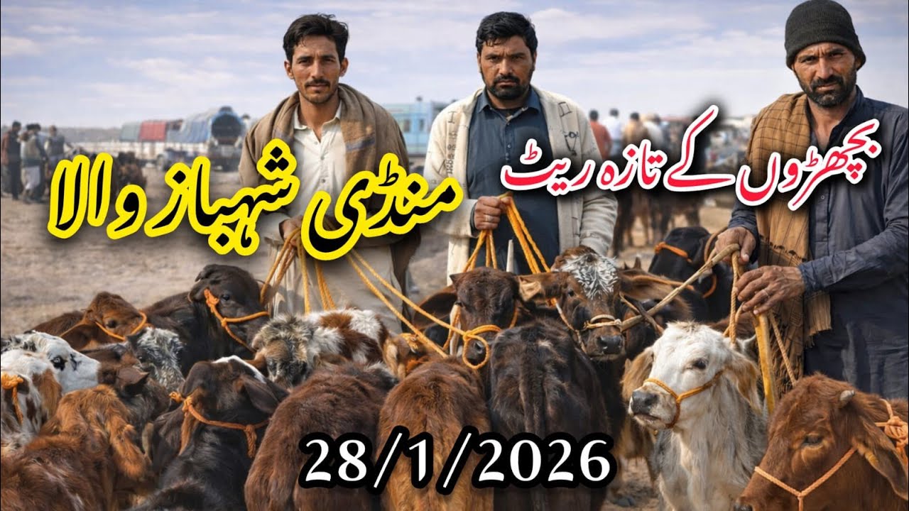 Mandi Shahbaz Wala Bachre Rate Update | Qawi Baba Bahawalnagar Latest Mandi Report
