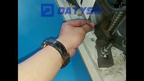 Máy cắt sắt hộp thủy lực.