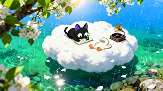 Let your heavy thoughts float away on a soft cloud.... ☁️🌸 | Jazz Lofi for Concentration | Study