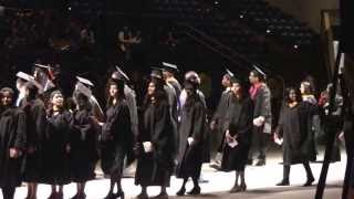 SJSU Engineering Graduation Dec 2013 - Graduates Enter (ME's at 2:30)