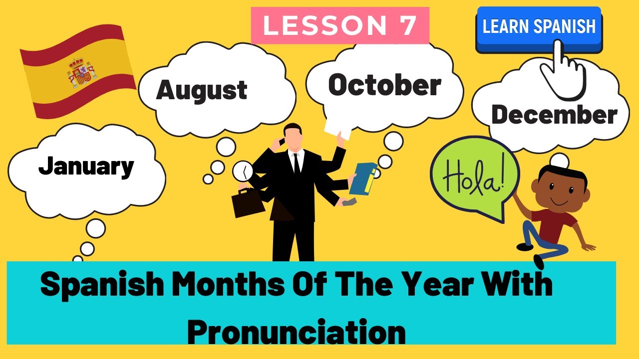 Spanish Months Of The Year With Pronunciation | Spanish Months of the Year | Absolute Abhi