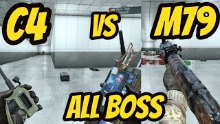 Killing Floor 2 | C4 vs M79 vs All Bosses | Side by Side Comparision | Demolitionist Perk