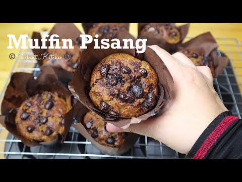 Muffin Pisang mudah tanpa mixer