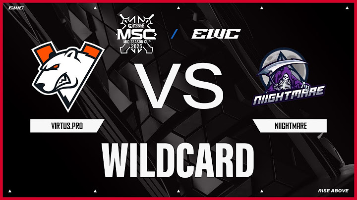 Virtus.pro vs Niightmare | MSC 2025 Wild Card at EWC 25  - Day 1 - Wild Card