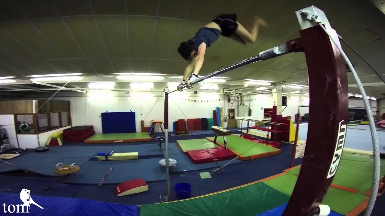 GoPro Gymnastics Swallows Gym Cornwall Double Back Backflip Trampolining Muscle Up