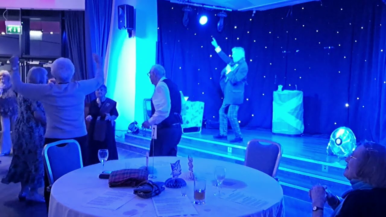 Richard Stark performs at Burns Night