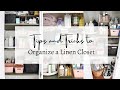 Tips and Tricks to Organize a Linen Closet