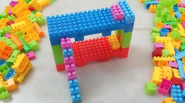 Satisfying DIY Bunkbed ASMR/ Building Blocks/block game /lego building fun#asmr#buildingblocks#lego