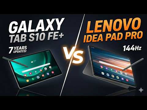 Get The Best Budget Tablet  Lenovo Idea Tab Pro Vs Samsung Galaxy Tab S10 Fe+