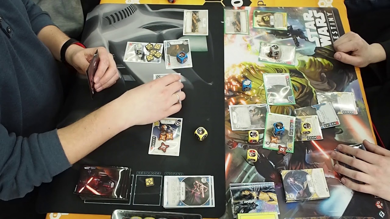 Star Wars Destiny. Let's play. Draft Convergence.#1
