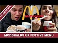 Trying EVERYTHING from McDonalds UK 'Festive' Menu (awful) 🎅🏽VLOGMAS DAY 18