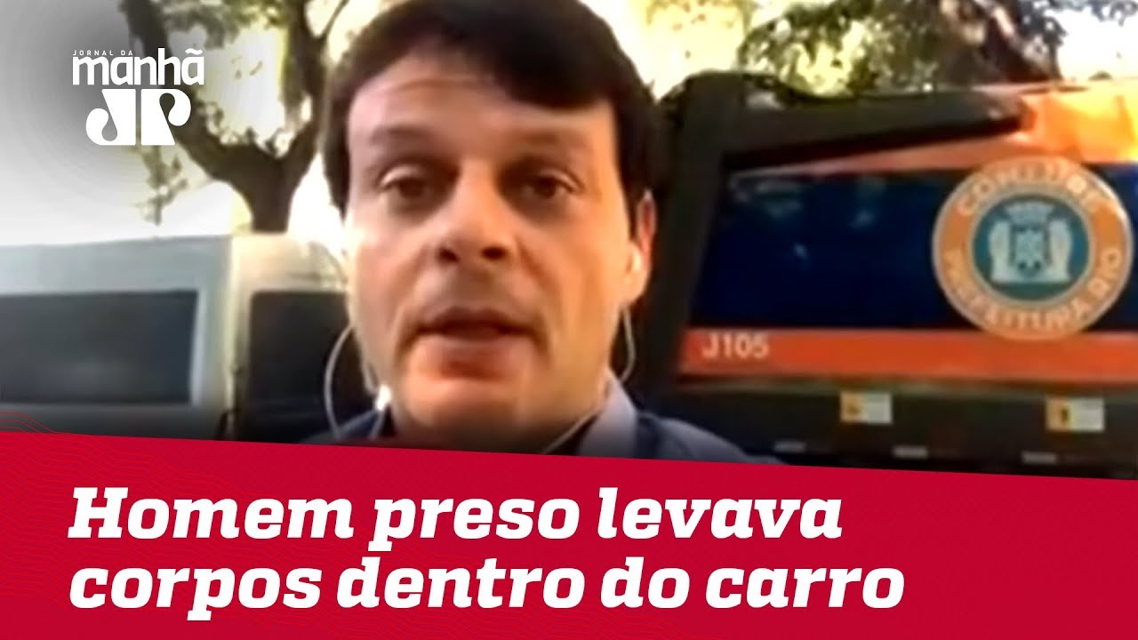 RJ: Homem preso após resistir a blitz levava corpos dentro do carro - YouTube