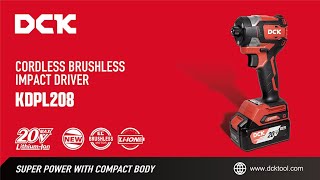 DCK KDPL208 Cordless Brushless Impact Driver