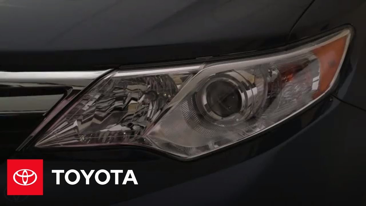 2014.5 Camry HowTo Headlamps and Hazard Lights Toyota YouTube