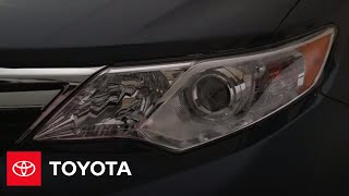 2014.5 Camry How-To Headlamps And Hazard Lights Toyota