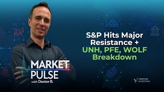 S&P Hits Major Resistance + UNH, PFE, WOLF Breakdown