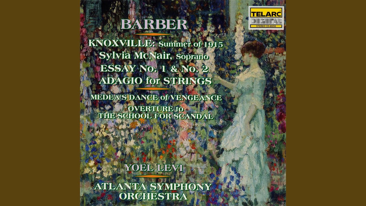 Barber: Knoxville: Summer of 1915, Op. 24 - YouTube