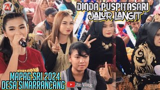 Jalur Langit DINDA PUPISTASARI Acara Mapag Sri desa Sinarrancang 2024 || Mundu - Cirebon