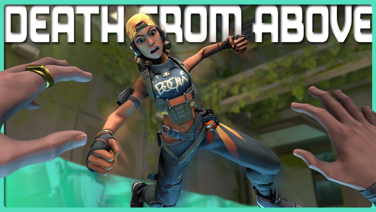 Raze Video Raze Comes FLYING FROM ABOVE In This Valorant Video!!! - YouTube
