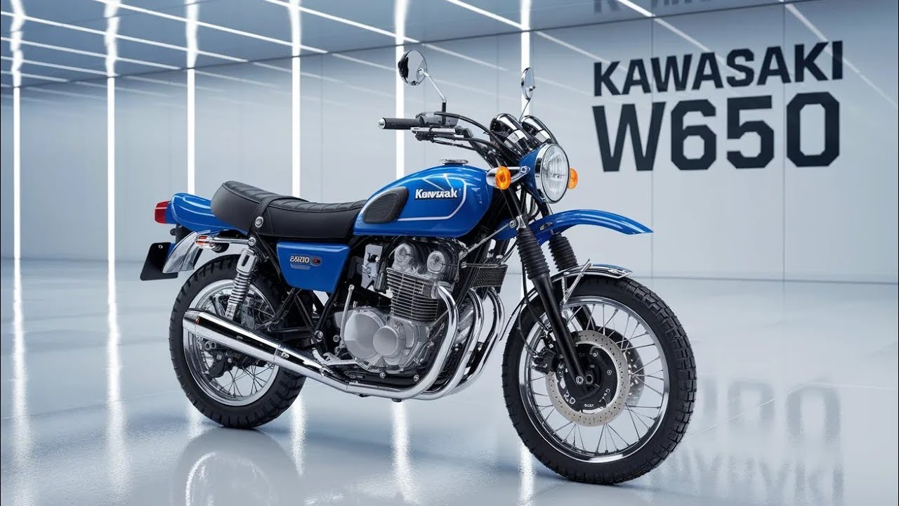 Kawasaki W650タンク ブルーメタリック Finally Launched! 2026 Kawasaki W650 Is the Retro Legend We've