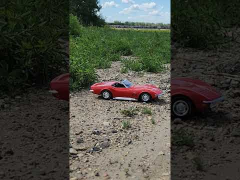 next up si a corvette #asmrcrush #asmrsounds #modelcarcrush #barefeetlife