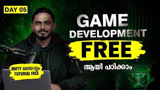 Game Development മലയാളത്തിൽ പഠിക്കാം | DAY 5 | 7 Days Unity Game Development Challenge | Exr games