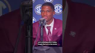 Texas A&M quarterback Marcel Reed speaks about rivalry with Texas