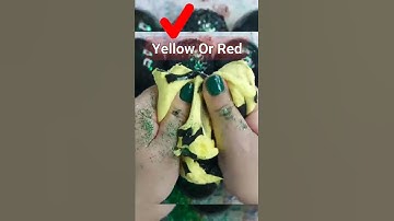 Guess The Color Challenge Clay Cracking ASMR No Talking