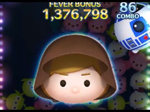 ツムツム　ジェダイルーク　スキル３　　2429万点　（延長有り）