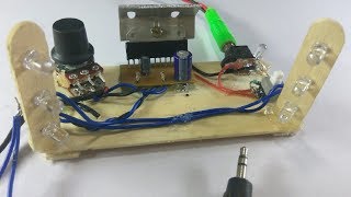 Amplifier - 6283 single channel amplifier and music reactive LEDs