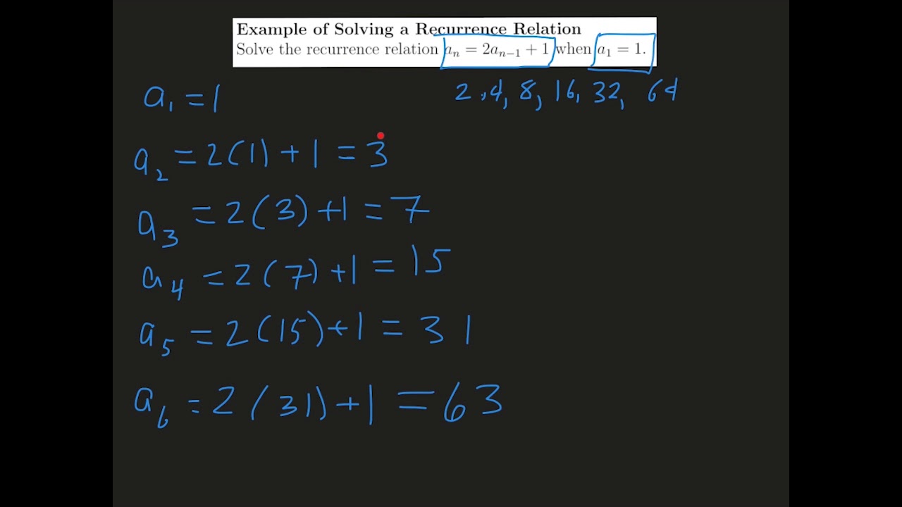 MATH 2300 - Recursion Examples 3 - YouTube