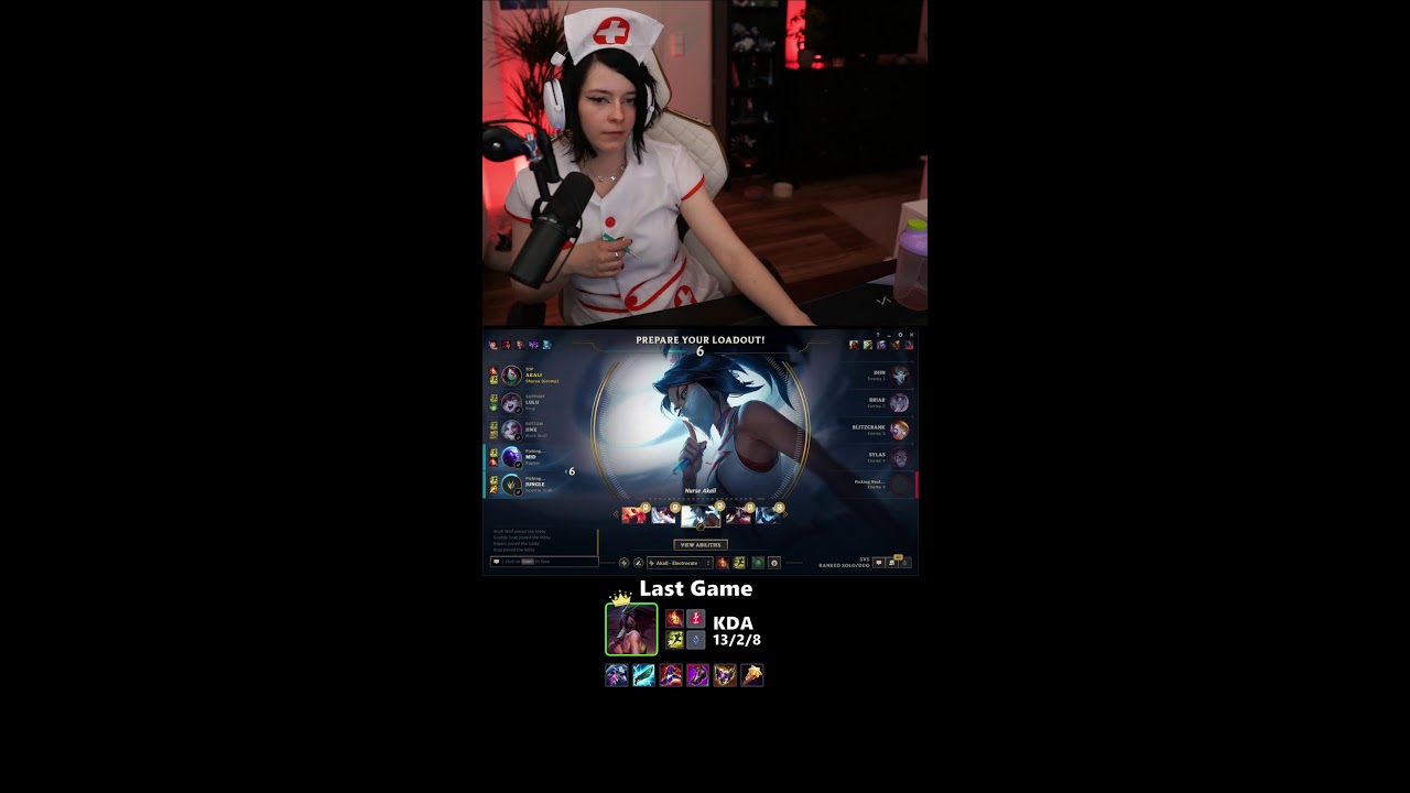 Nurse Akali #leagueoflegends