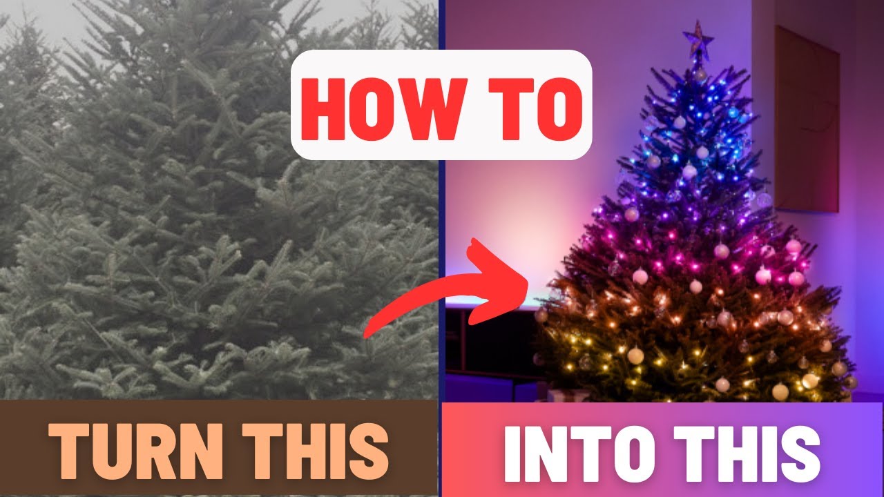 Magical Tree Transformation: Smart Home Christmas Lights for the