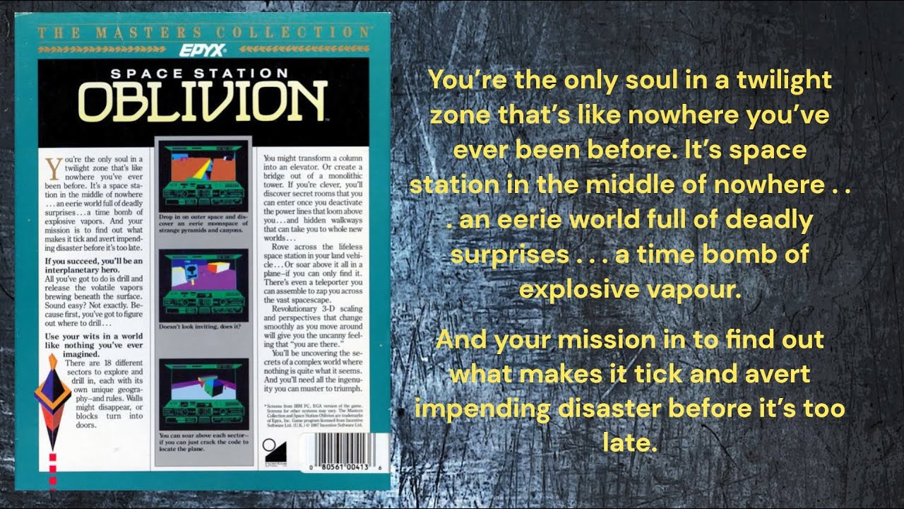 Back Cover to AI Art S3E12   Space Station Oblivion