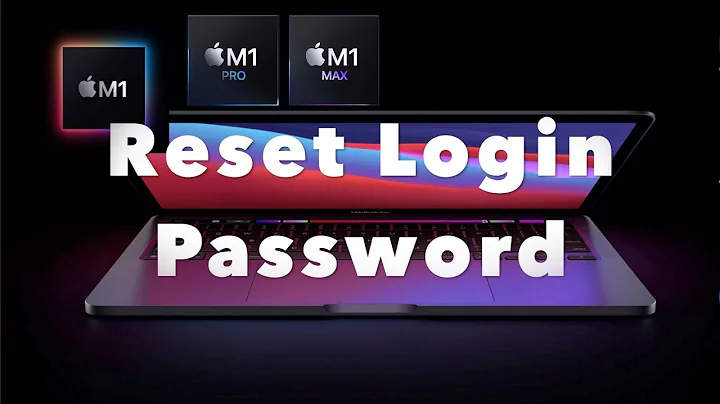 How to Reset Apple M1 login Password NEW