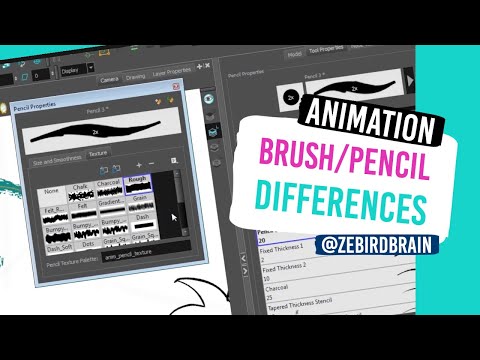 TOOLS - Brush vs Pencil Tools (Harmony 17)