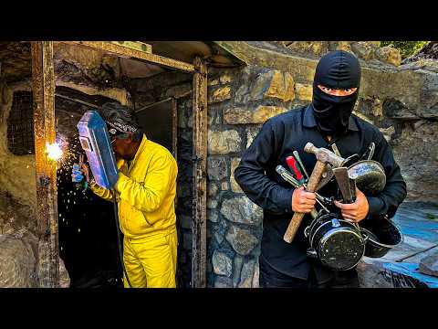 My Stone Cabin Got Robbed Tools Stolen Under A Boulder Primitive Survival Story