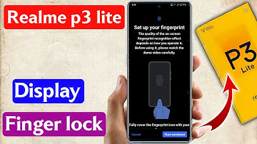 realme p3 lite display fingerprint lock kaise lagaye | realme p3 lite display finger lock 