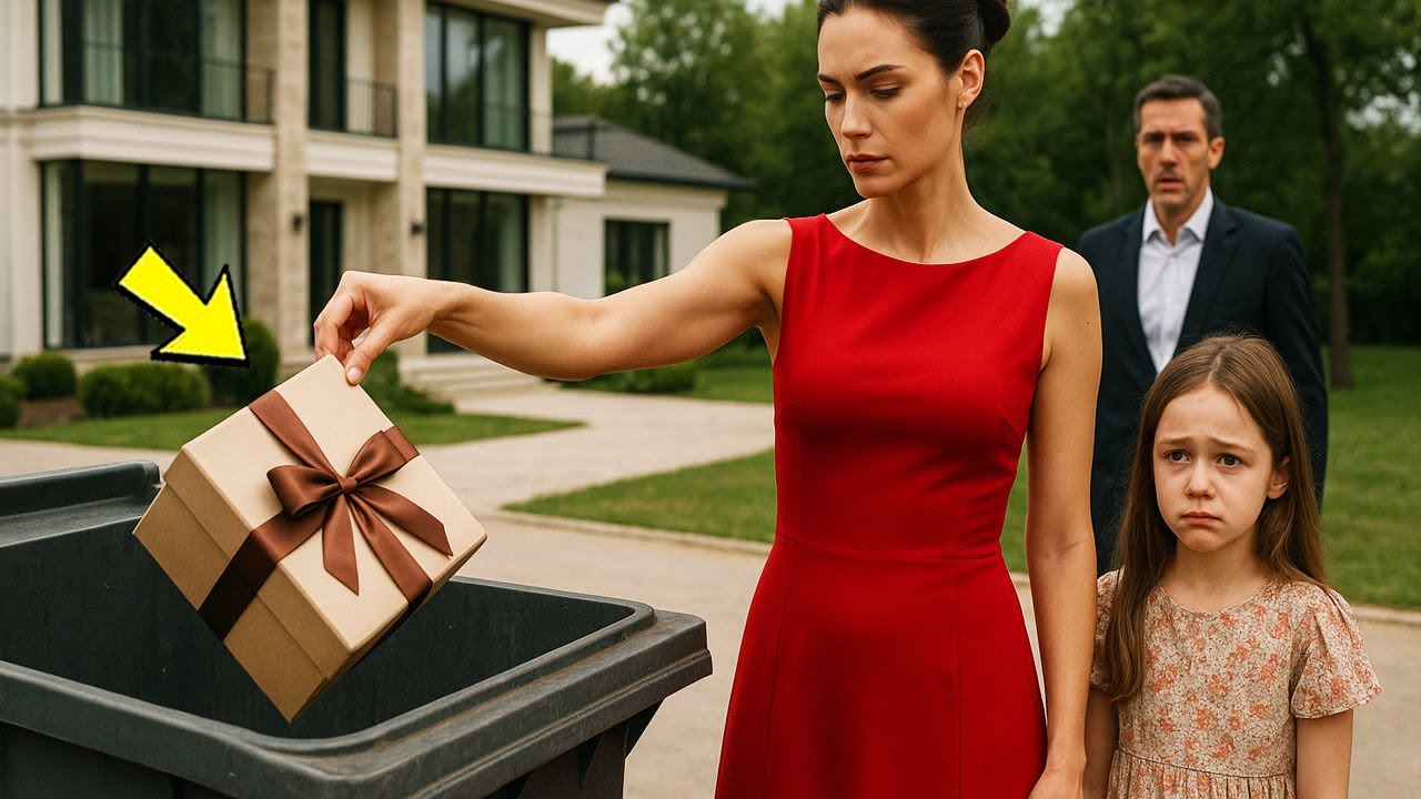 MILIONÁRIO VÊ SUA NOIVA JOGAR NO LIXO O PRESENTE DA FILHA PARA A FAXINEIRA… E FAZ O IMPENSÁVEL!