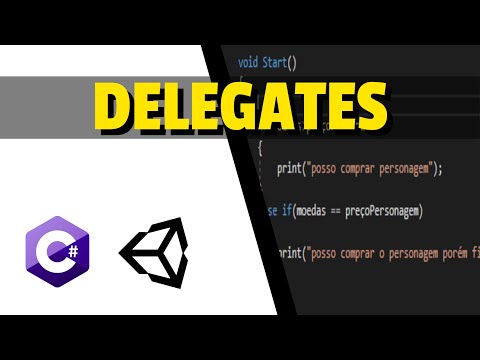 Curso C# Para Unity - Entenda Como Funciona Delegates em C# - Aula 40