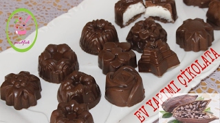 COCO ÇİKOLATA/EVDE ÇİKOLATA HAZIRLAMAK/ HİNDİSTAN CEVİZİ DOLGULU